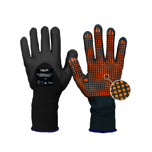 Guante Multiflex Recycled Nitrile Dots - L