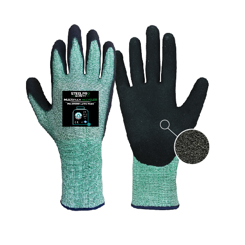 Guante Multiflex Recycled Poliester Latex Foam - L