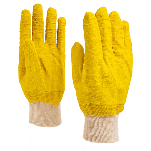 Guante Anticorte Amarillo Pu?o Tejido