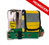 Kit Autorrescatador Safe1 + Funda Protectora + Cinturon Minero