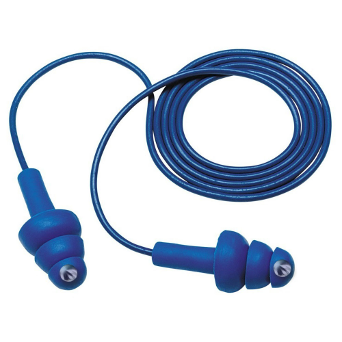 Tapon Azul Siliconado C/ Metal Detectable Reutilizable (100 Pares)