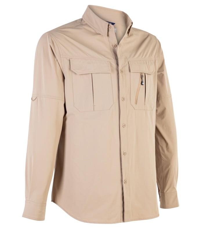 Camisa Outwork Abelia M/L hombre 100% poly