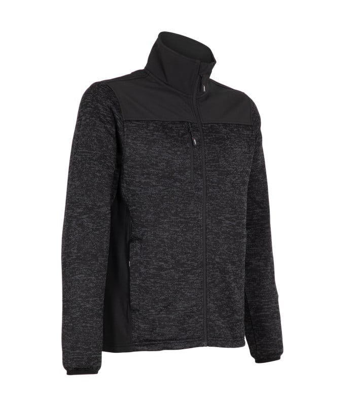 Chaqueta Knit Fleece melange hombre