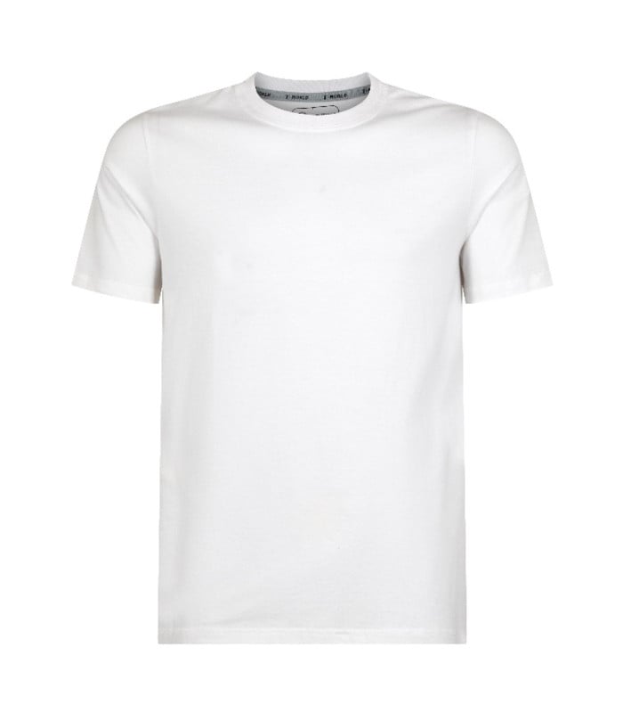Polera cuello redondo essential soft manga corta hombre
