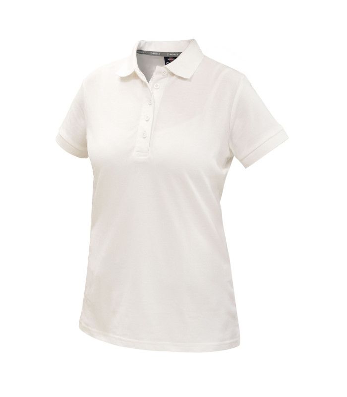 Polera pique comfort spandex manga corta mujer