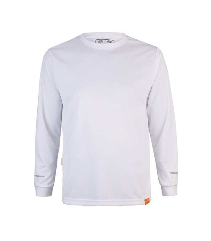 Polera cuello redondo work dry hombre manga larga