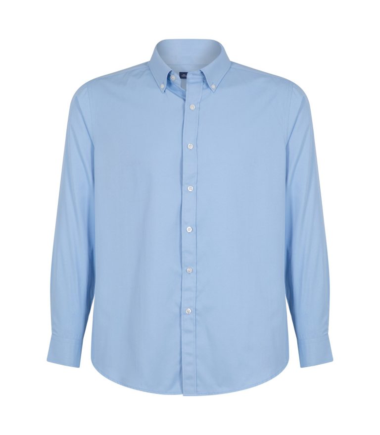 Camisa Oxford Light manga larga hombre