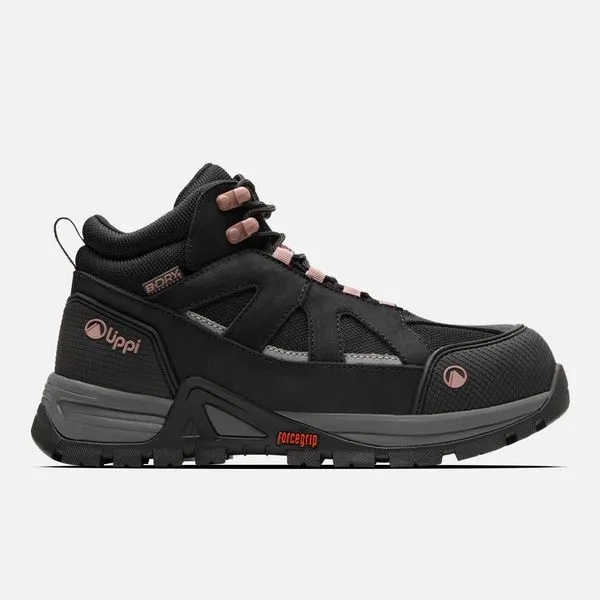 CALZADO SEGURIDAD LIPPI PRO WORK MUJER VENTUS MID PALO ROSA