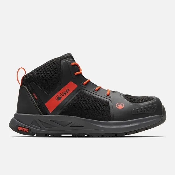 Botin seguridad lippi pro work hombre reaction light mid rojo h